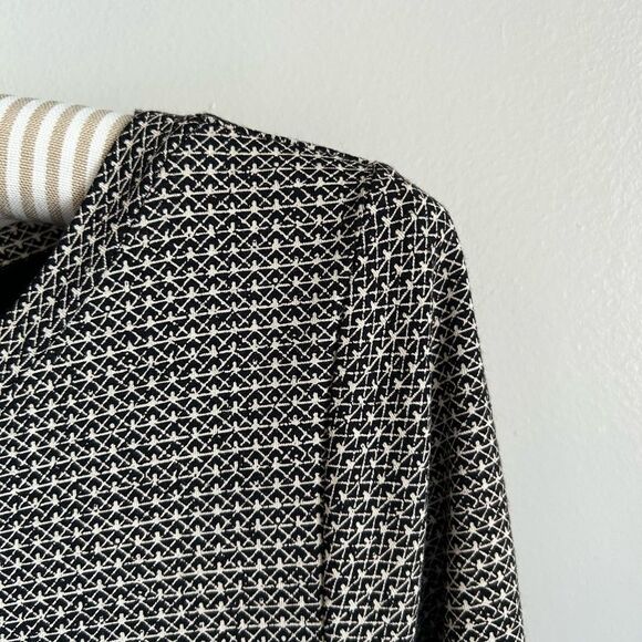 J.Jill Wearever Black/White Dress - Picture 2 of 5